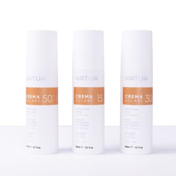 NATUA SUN Kit Crema Corpo Protezione Solare SPF 15 / 30 / 50